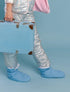 ADULT BABY SNOW BOOTIES WATERPOOF FABRIC