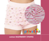 adult baby diaper panties traine RASPBERRY STRIPES