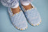ADULT BABY SLIPPERS "MILA" MINKY VELOUR